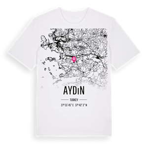 Aydın karta t-shirt – ekologisk bomull t-shirt från Pinshirt