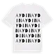 Aydın ordlek t-shirt