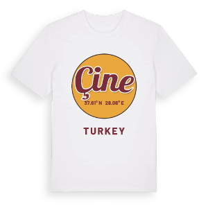 Çine cirkel t-shirt – ekologisk bomull t-shirt från Pinshirt