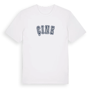 Çine college t-shirt – ekologisk bomull t-shirt från Pinshirt