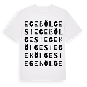 Ege Bölgesi ordlek t-shirt – ekologisk bomull t-shirt från Pinshirt