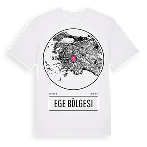 Ege Bölgesi t-shirt – ekologisk bomull t-shirt från Pinshirt