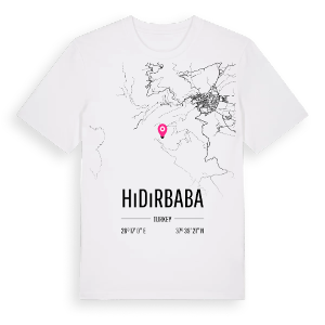 Hıdırbaba karta t-shirt – ekologisk bomull t-shirt från Pinshirt