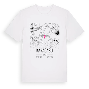 Karacasu karta t-shirt – ekologisk bomull t-shirt från Pinshirt