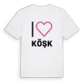 Jag älskar Köşk t-shirt stort tryck