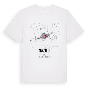 Nazilli karta t-shirt – ekologisk bomull t-shirt från Pinshirt