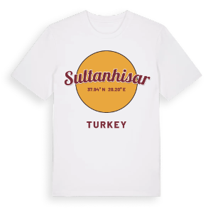 Sultanhisar cirkel t-shirt – ekologisk bomull t-shirt från Pinshirt
