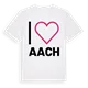 Jag älskar Aach t-shirt stort tryck