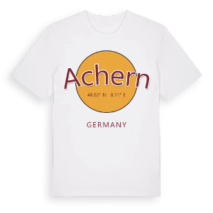 Achern cirkel t-shirt – ekologisk bomull t-shirt från Pinshirt