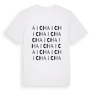 Aich ordlek t-shirt – ekologisk bomull t-shirt från Pinshirt