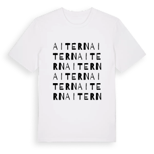 Aitern ordlek t-shirt – ekologisk bomull t-shirt från Pinshirt