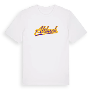 Altbach baseball t-shirt – ekologisk bomull t-shirt från Pinshirt