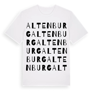 Altenburg ordlek t-shirt – ekologisk bomull t-shirt från Pinshirt