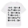Am Bismarckturm ordlek t-shirt