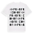 Am Pragfriedhof ordlek t-shirt