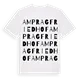 Am Pragfriedhof ordlek t-shirt