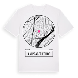 Am Pragfriedhof t-shirt – ekologisk bomull t-shirt från Pinshirt