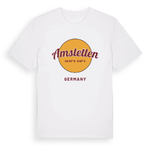 Amstetten cirkel t-shirt – ekologisk bomull t-shirt från Pinshirt