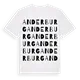 An der Burg ordlek t-shirt