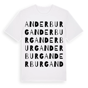 An der Burg ordlek t-shirt – ekologisk bomull t-shirt från Pinshirt