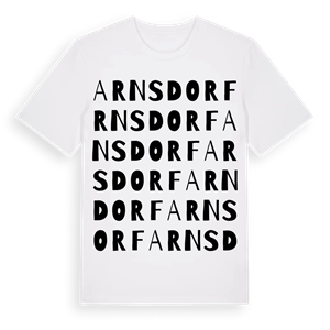 Arnsdorf ordlek t-shirt – ekologisk bomull t-shirt från Pinshirt