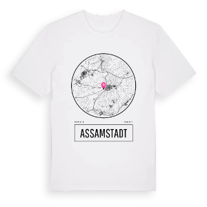 Assamstadt t-shirt – ekologisk bomull t-shirt från Pinshirt