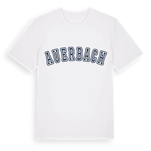 Auerbach college t-shirt – ekologisk bomull t-shirt från Pinshirt