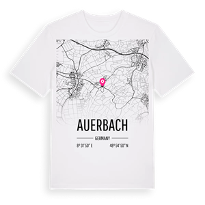 Auerbach karta t-shirt – ekologisk bomull t-shirt från Pinshirt