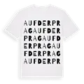 Auf der Prag ordlek t-shirt