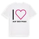 Jag älskar Auf der Prag t-shirt stort tryck