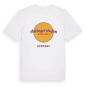 Auttagershofen cirkel t-shirt – ekologisk bomull t-shirt från Pinshirt