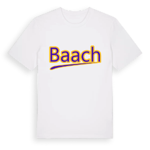 Baach baseball t-shirt – ekologisk bomull t-shirt från Pinshirt