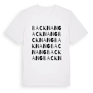 Backnang ordlek t-shirt – ekologisk bomull t-shirt från Pinshirt