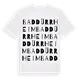 Bad Dürrheim ordlek t-shirt