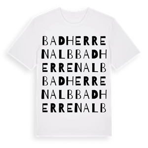 Bad Herrenalb ordlek t-shirt – ekologisk bomull t-shirt från Pinshirt