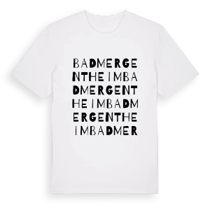 Bad Mergentheim ordlek t-shirt – ekologisk bomull t-shirt från Pinshirt
