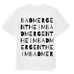 Bad Mergentheim ordlek t-shirt – ekologisk bomull t-shirt från Pinshirt