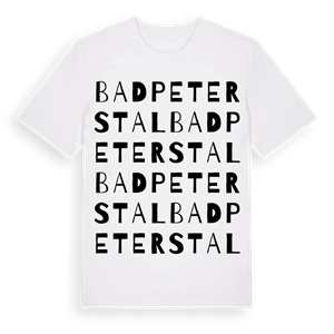 Bad Peterstal ordlek t-shirt – ekologisk bomull t-shirt från Pinshirt