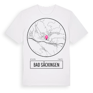 Bad Säckingen t-shirt – ekologisk bomull t-shirt från Pinshirt