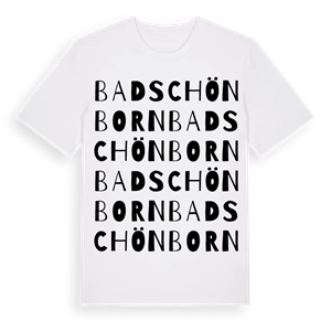 Bad Schönborn ordlek t-shirt – ekologisk bomull t-shirt från Pinshirt