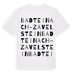 Bad Teinach-Zavelstein ordlek t-shirt – ekologisk bomull t-shirt från Pinshirt