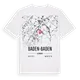 Baden-Baden karta t-shirt