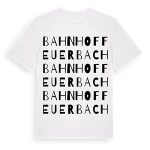 Bahnhof Feuerbach ordlek t-shirt – ekologisk bomull t-shirt från Pinshirt