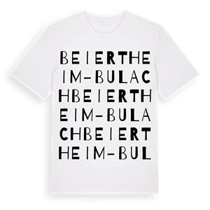 Beiertheim-Bulach ordlek t-shirt – ekologisk bomull t-shirt från Pinshirt