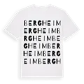 Bergheim ordlek t-shirt