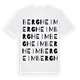 Bergheim ordlek t-shirt