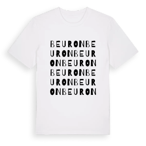 Beuron ordlek t-shirt – ekologisk bomull t-shirt från Pinshirt