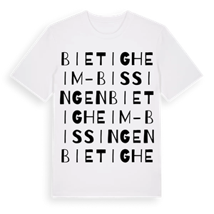 Bietigheim-Bissingen ordlek t-shirt – ekologisk bomull t-shirt från Pinshirt