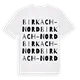 Birkach-Nord ordlek t-shirt
