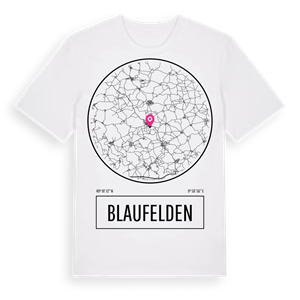 Blaufelden t-shirt – ekologisk bomull t-shirt från Pinshirt